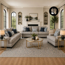 Tight-Rope Morren Sofa set with Free Milloton Table (Set of 3)