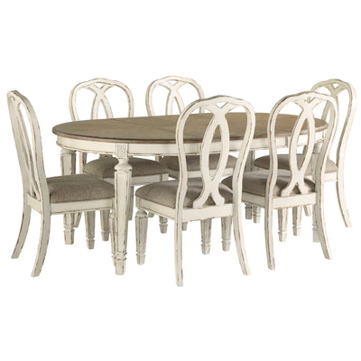 Realyn Dining Table with 6 Chairs