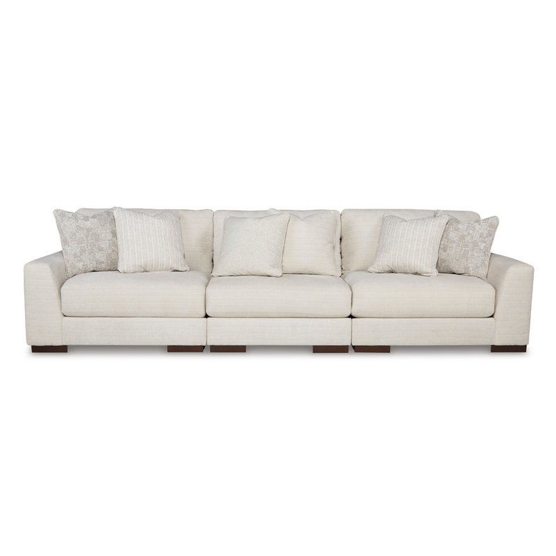 Lyndeboro Brown/Beige XL Sofa
