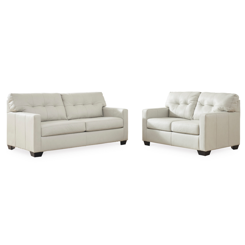 Belziani White Sofa Set 1