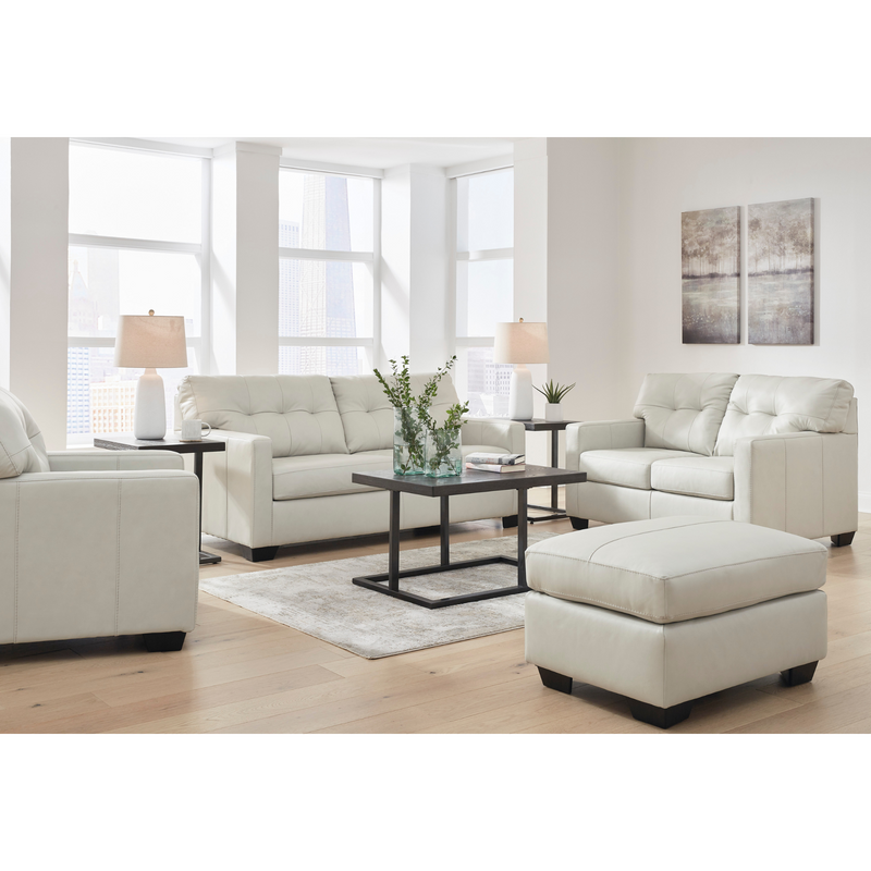 Belziani White Sofa Set
