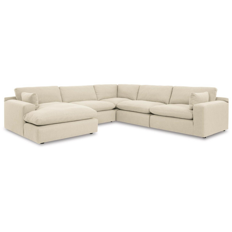 Elyza 5-Piece Sectional with LAF Chaise