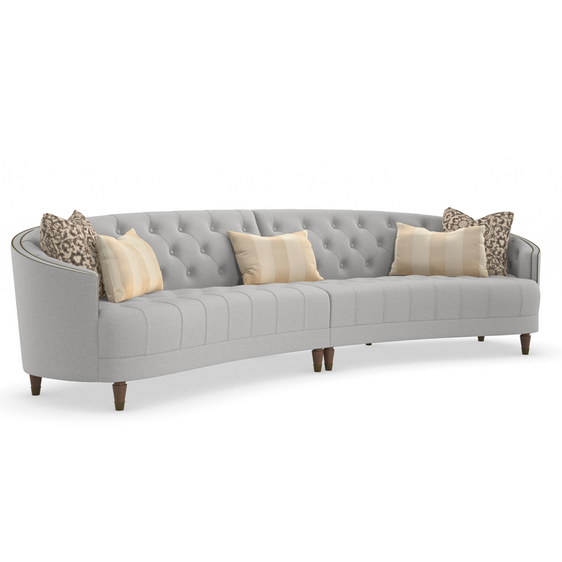 Classic Elegance - Grey LAF / RAF Sofa Sectional