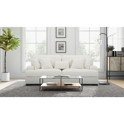 white 4 seater sofa