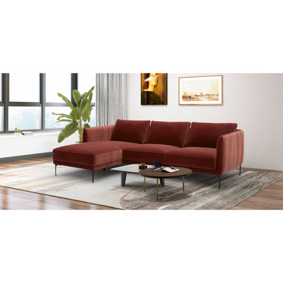 Red sectional