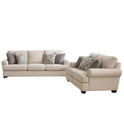 Elegant Off-White Living Room Set