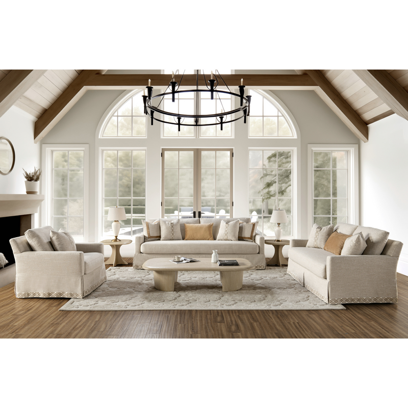 Lamia Beige Sofa Set
