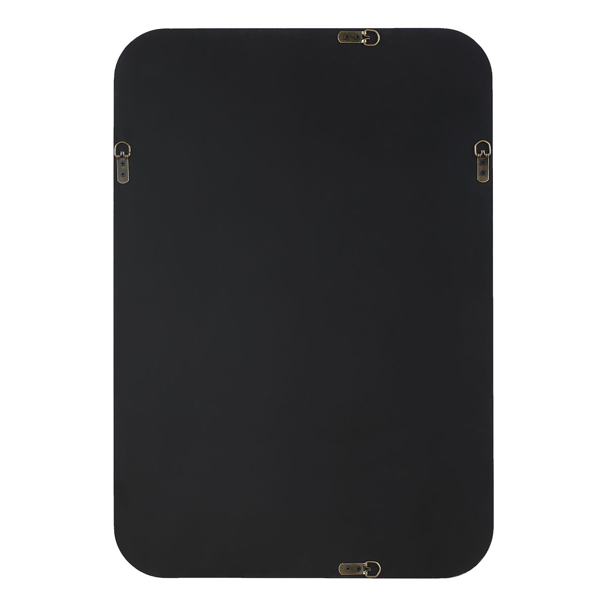 Ridged Antique Gold Mirror