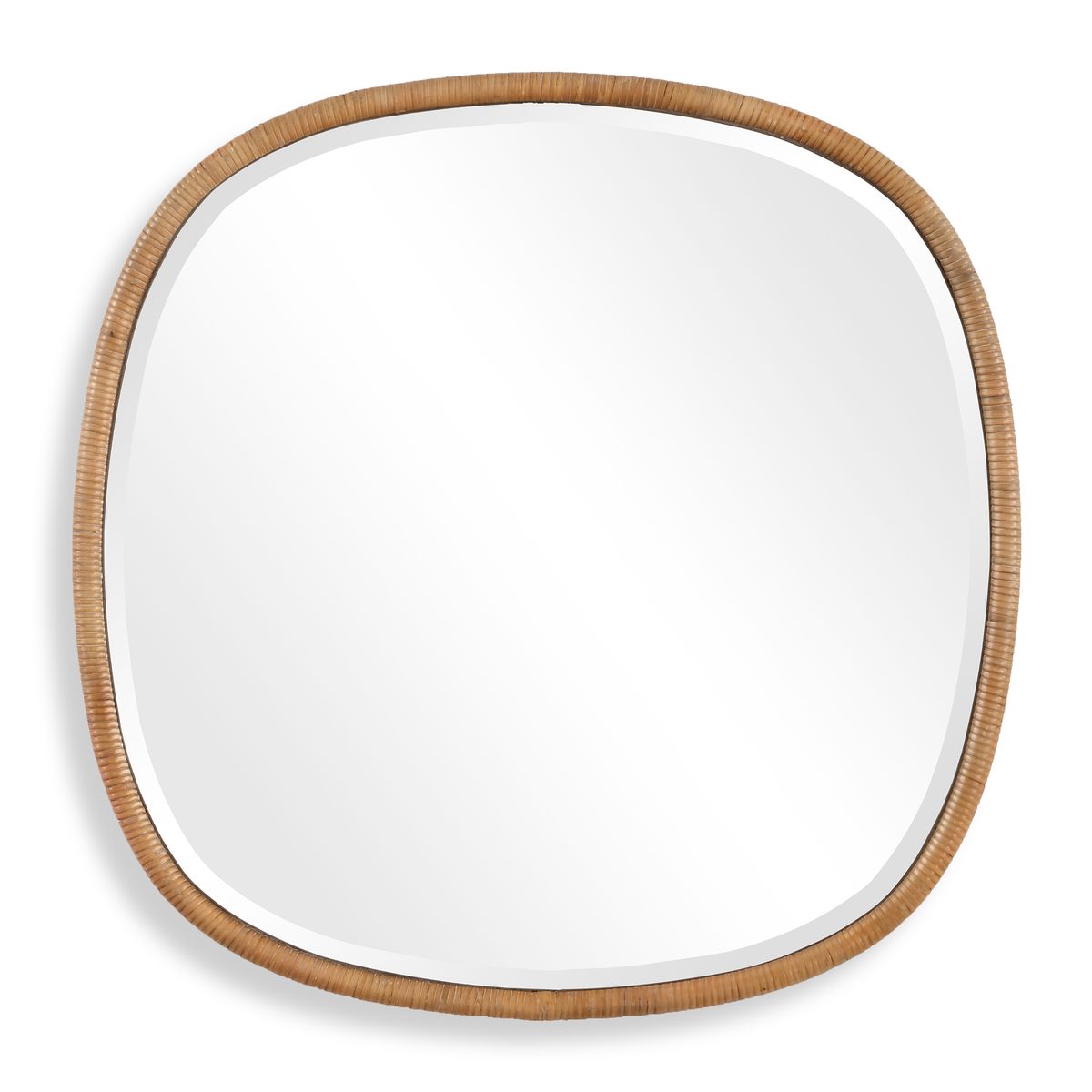 Natural Rattan Organic Mirror