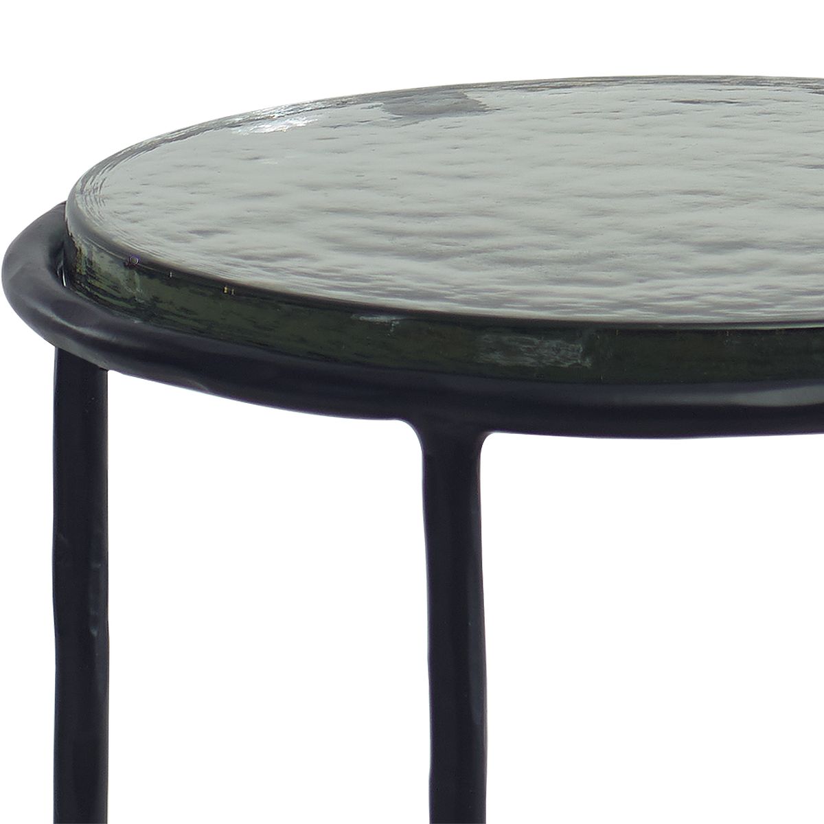 Recycled Glass Accent Table