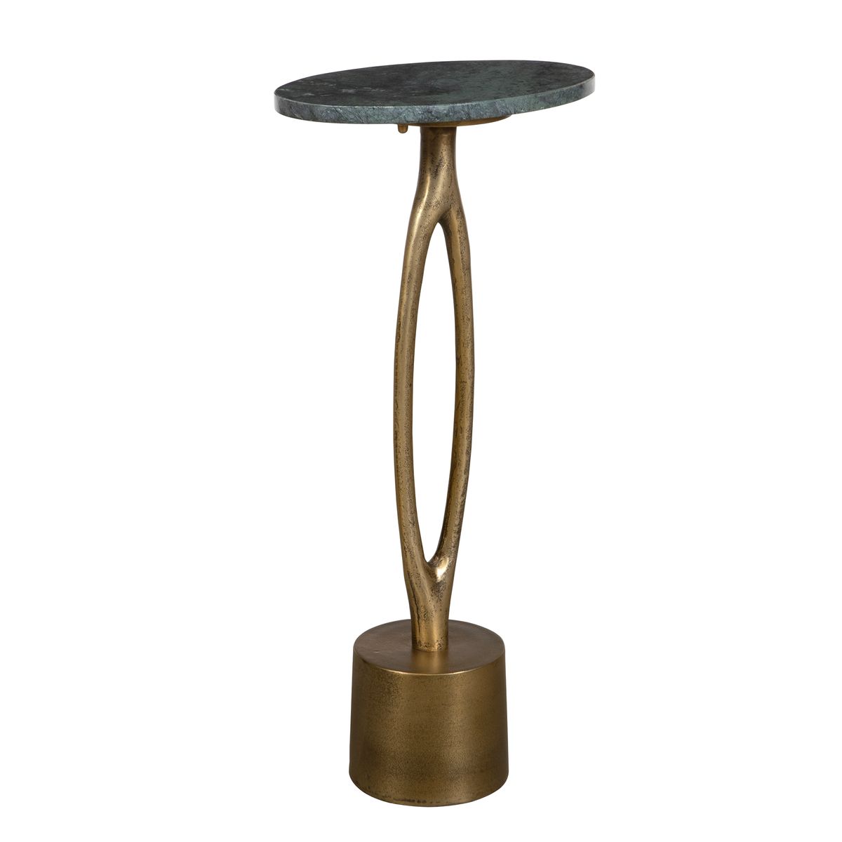 Emerald Marble Accent Table
