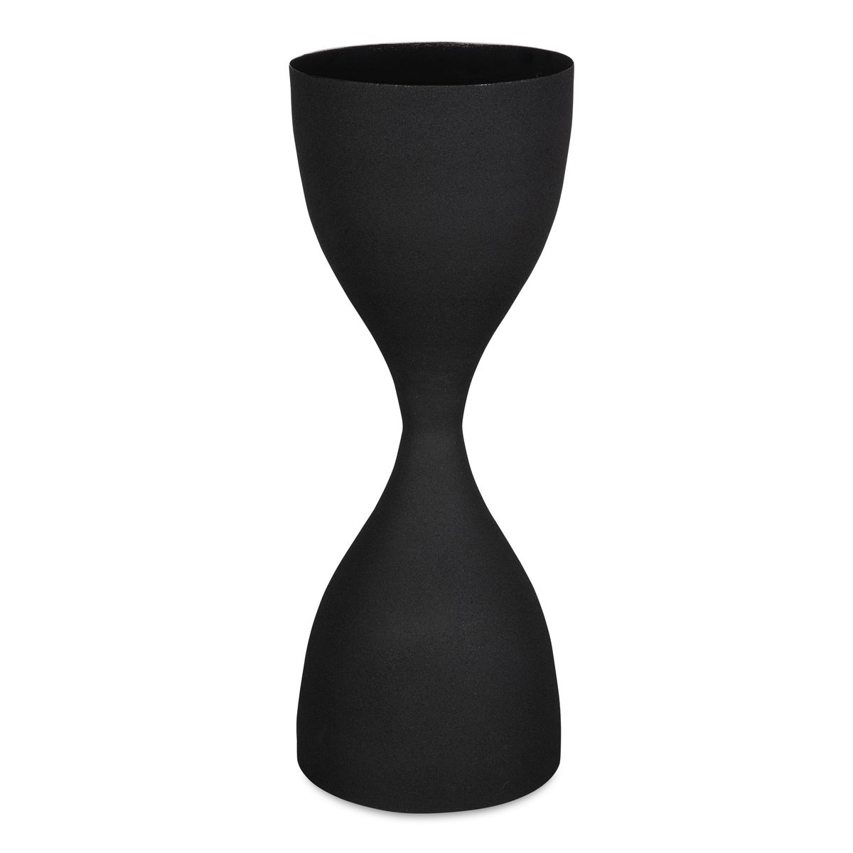 Hourglass Black Accent Table