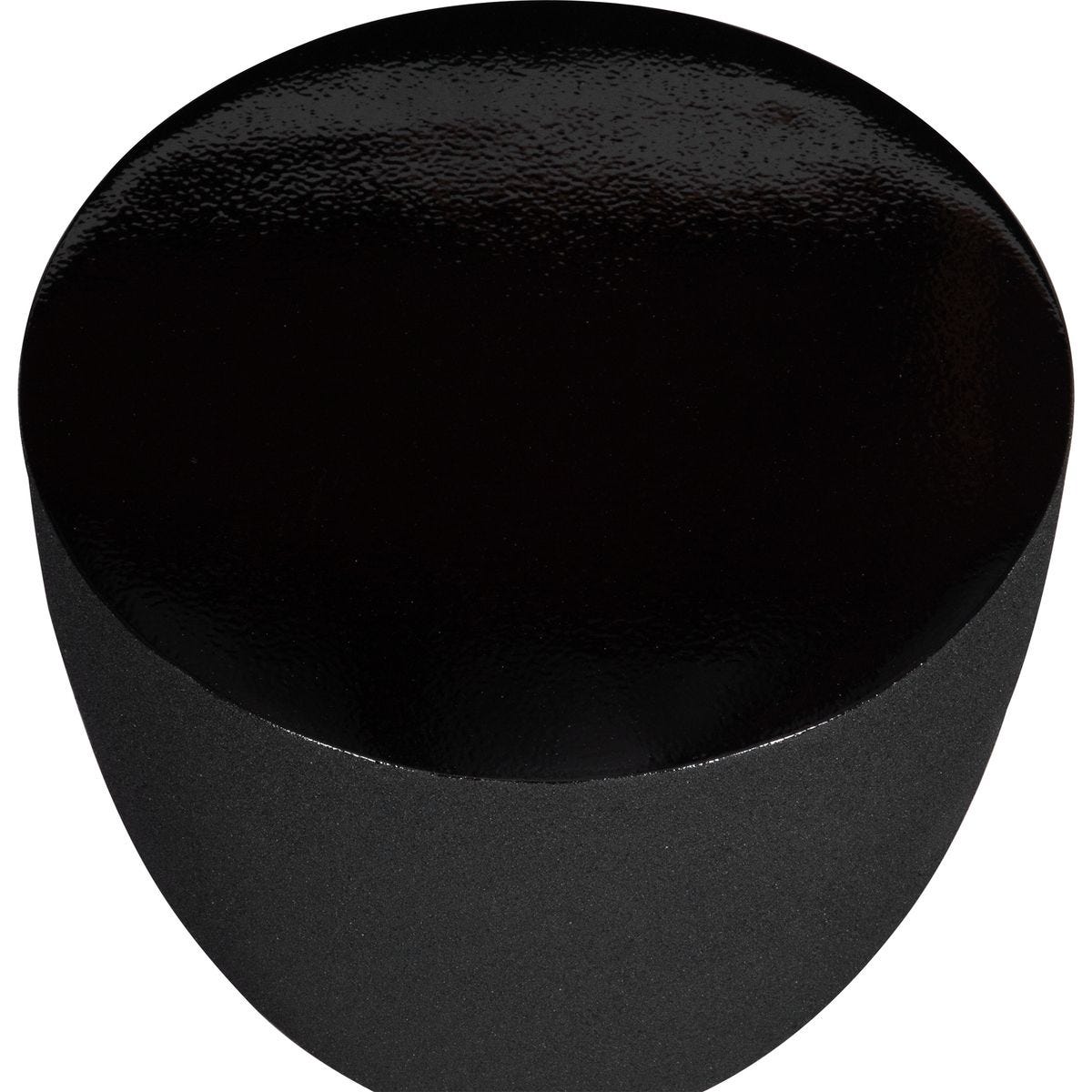 Hourglass Black Accent Table