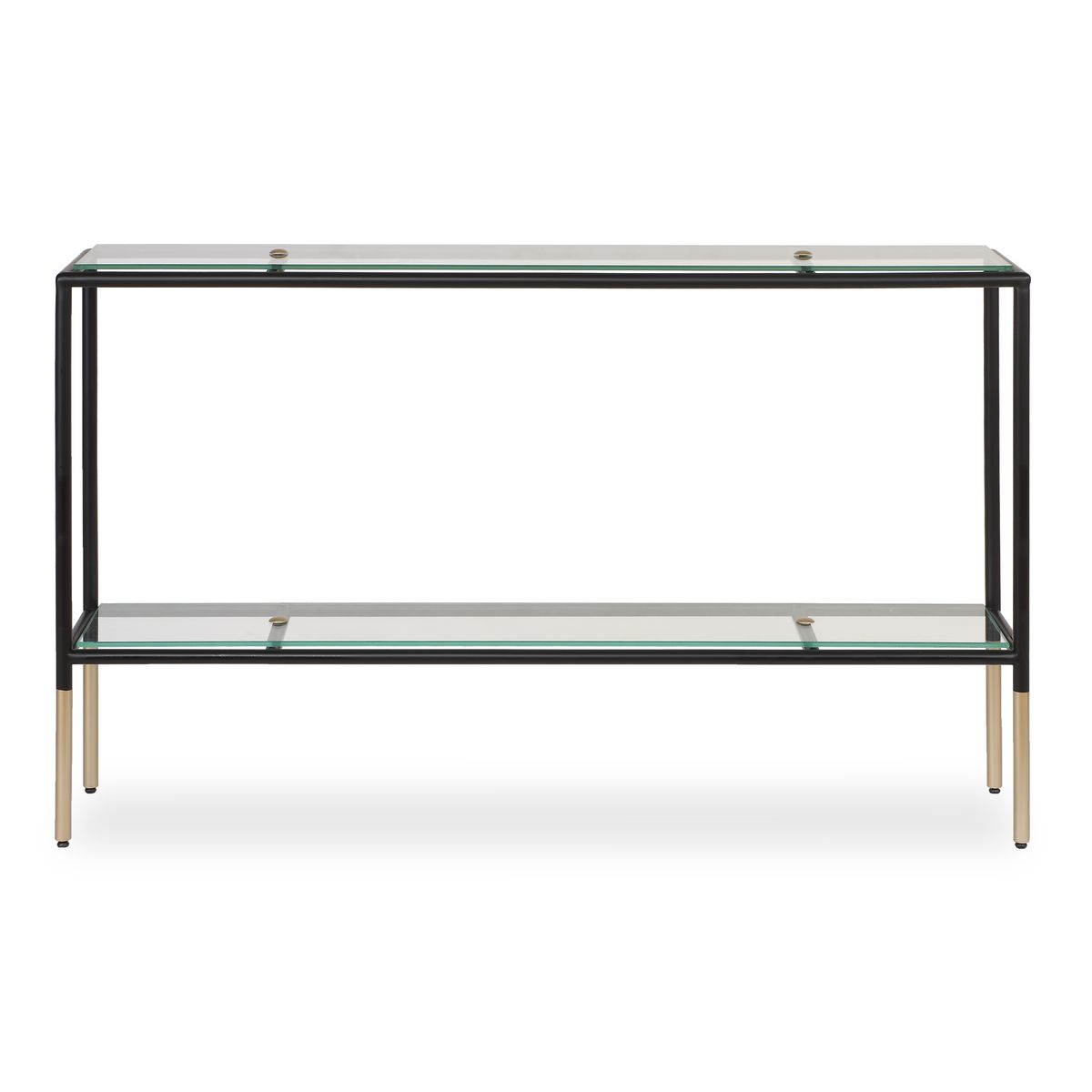 Black & Gold Floating Console