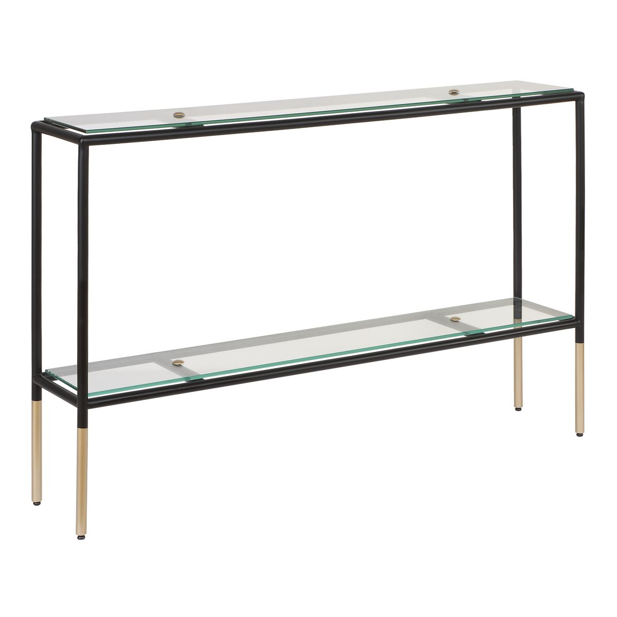 Black & Gold Floating Console