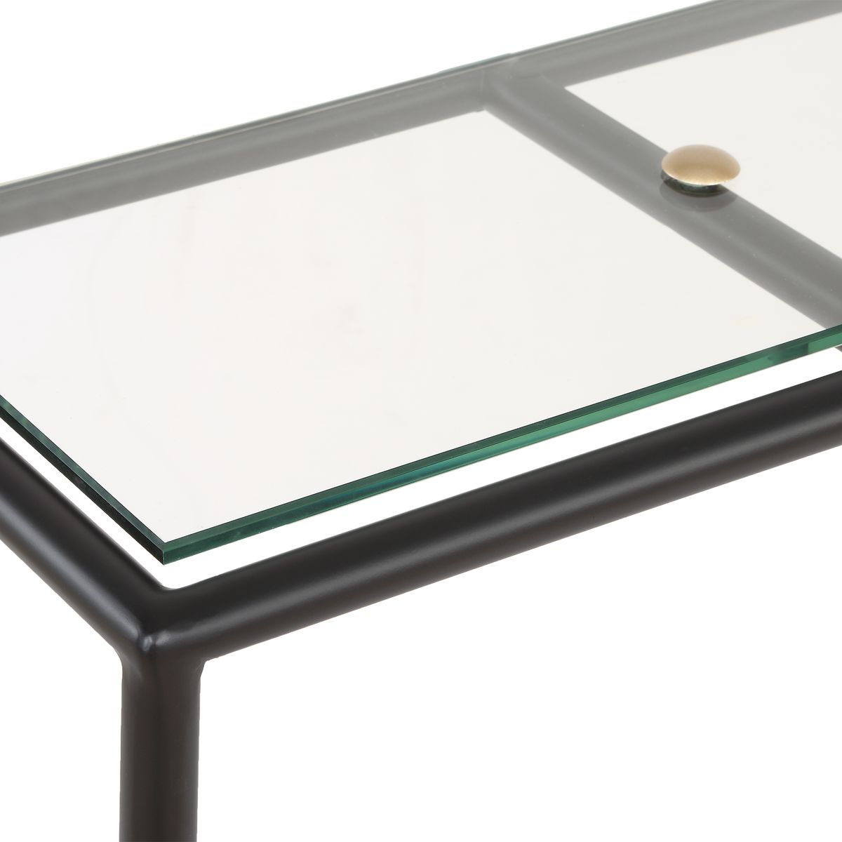 Black & Gold Floating Console