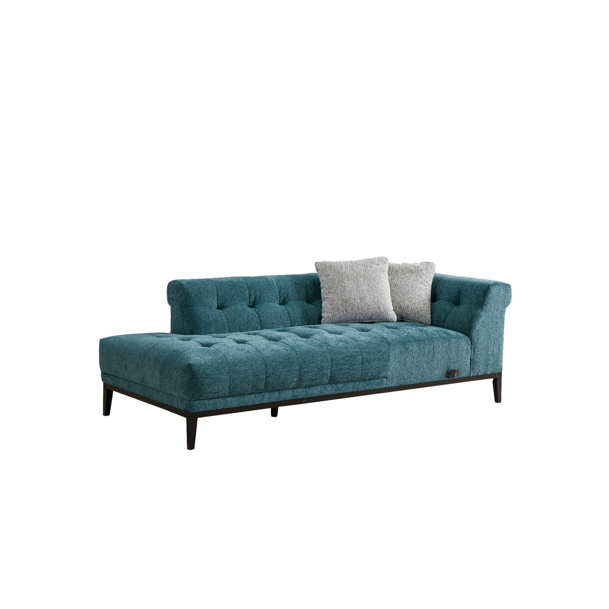 Agate Deep Teal Left Chaise Sectional