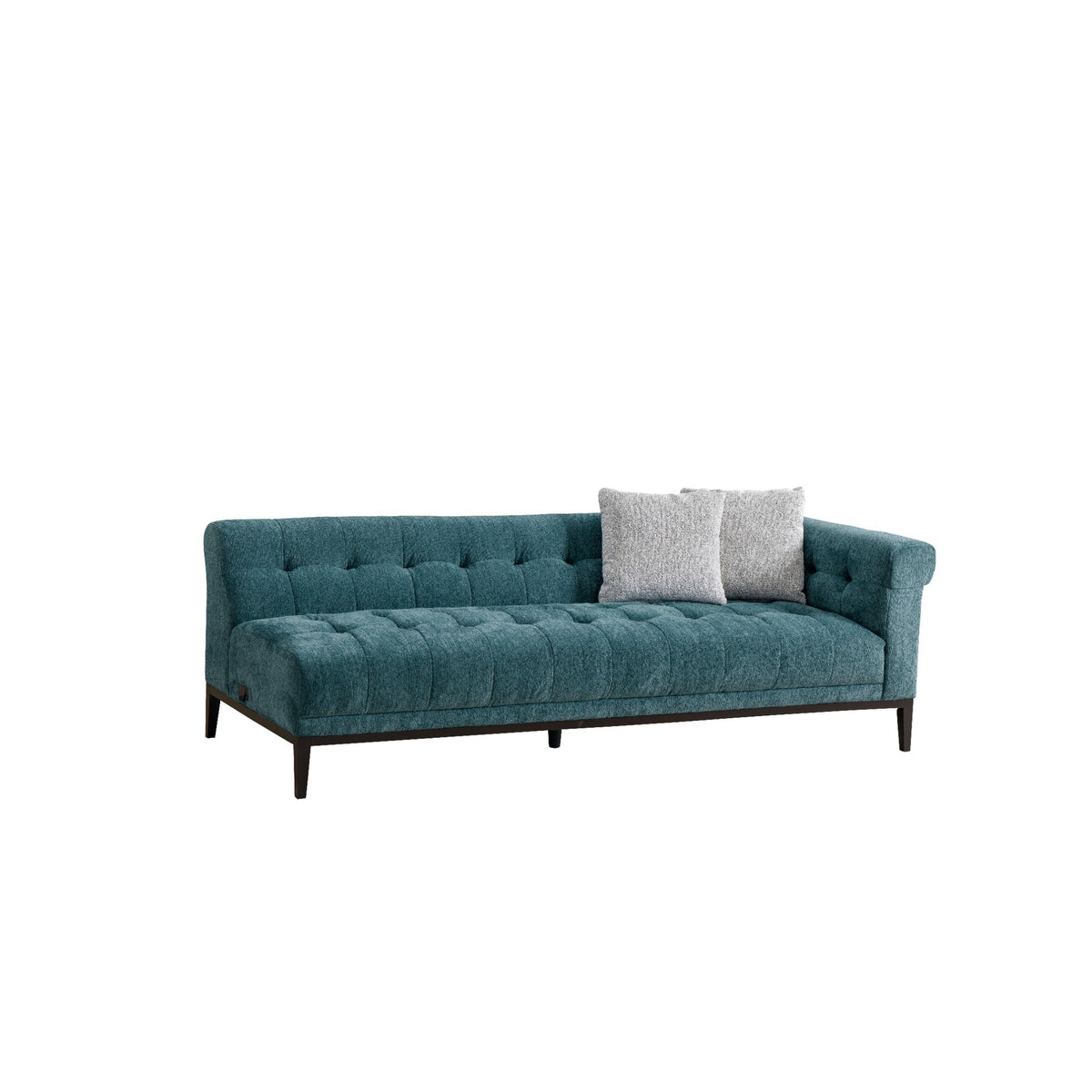 Agate Deep Teal Left Chaise Sectional