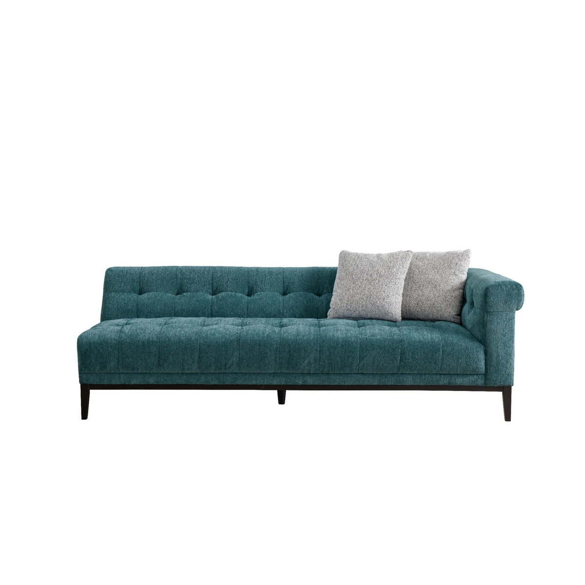 Agate Deep Teal Left Chaise Sectional