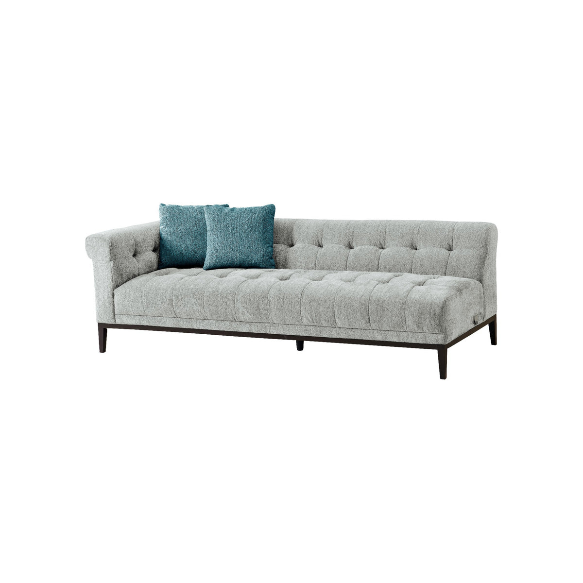 Agate Sliver Grey Right Chaise Sectional