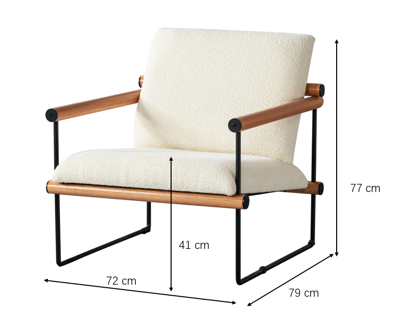 May Boucle Accent Chair