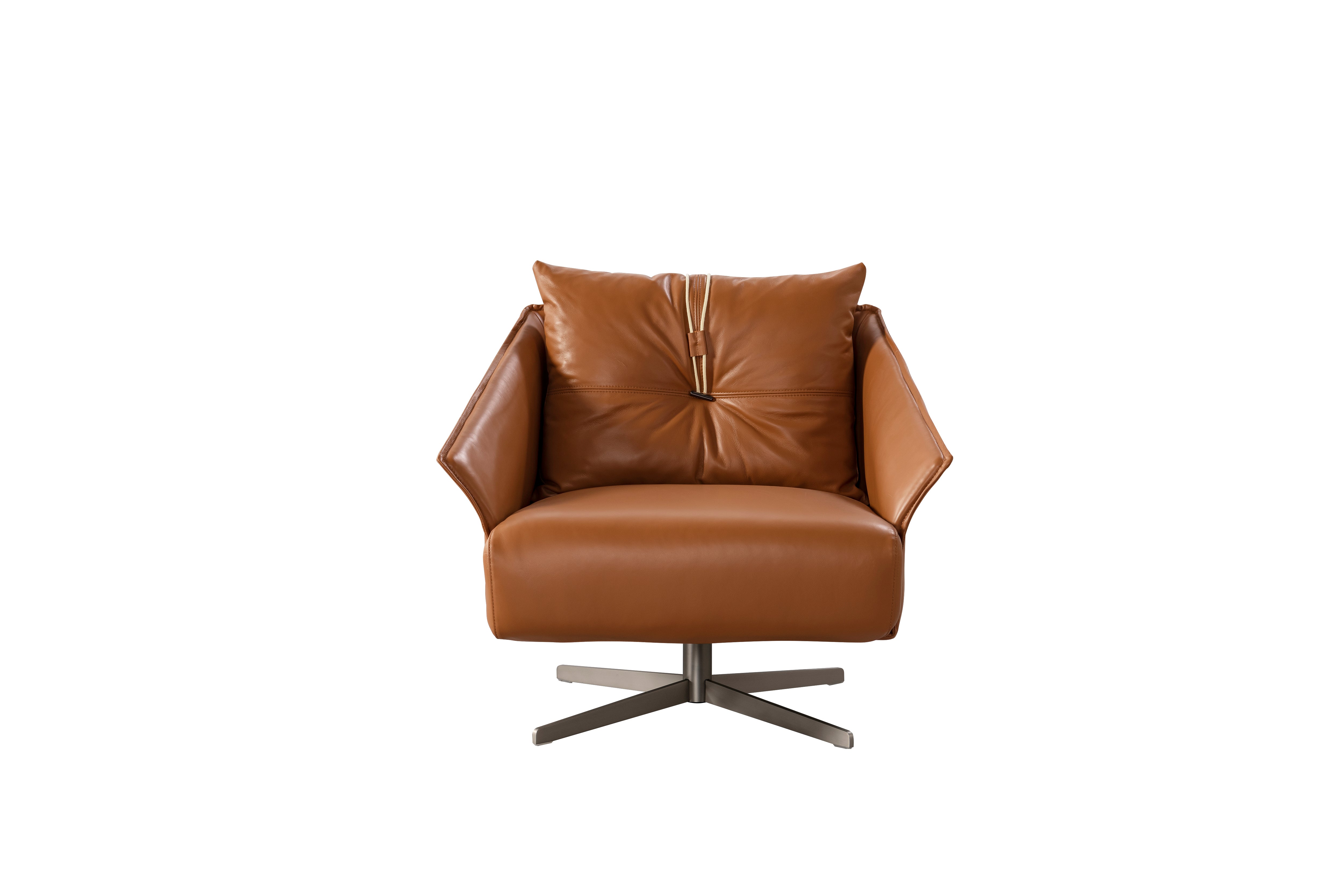 Ahad Camel Leather Chair