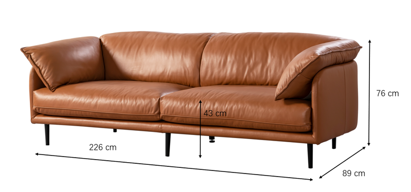 Ahad 3 Seater Sofa (226cm)