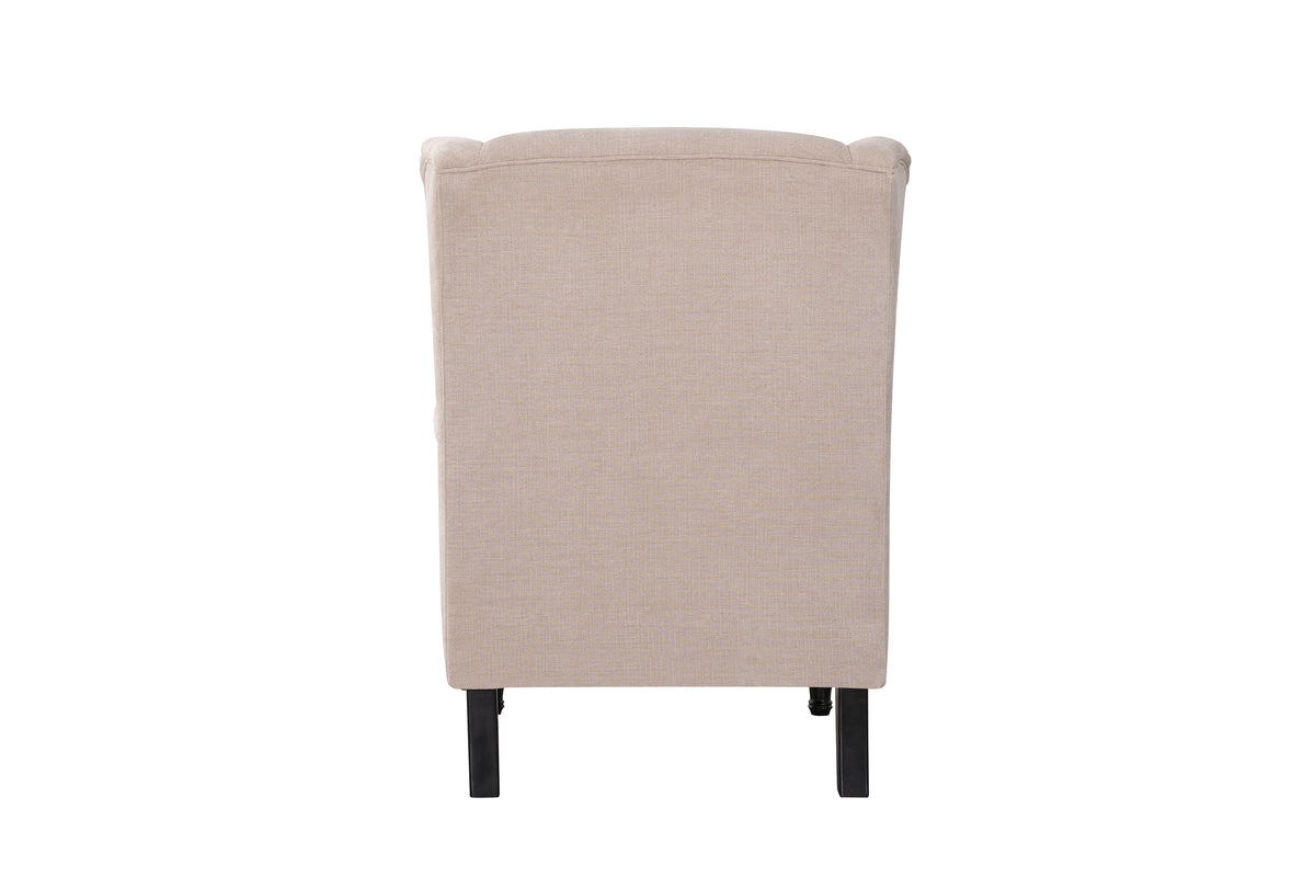 Saddle Beige Accent Chair
