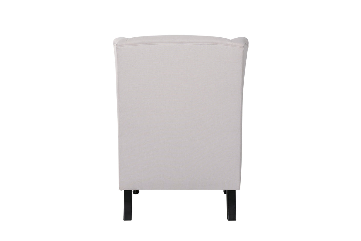 Saddle Grey Accent Chair