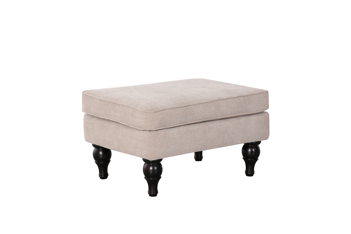 Saddle Beige Ottoman