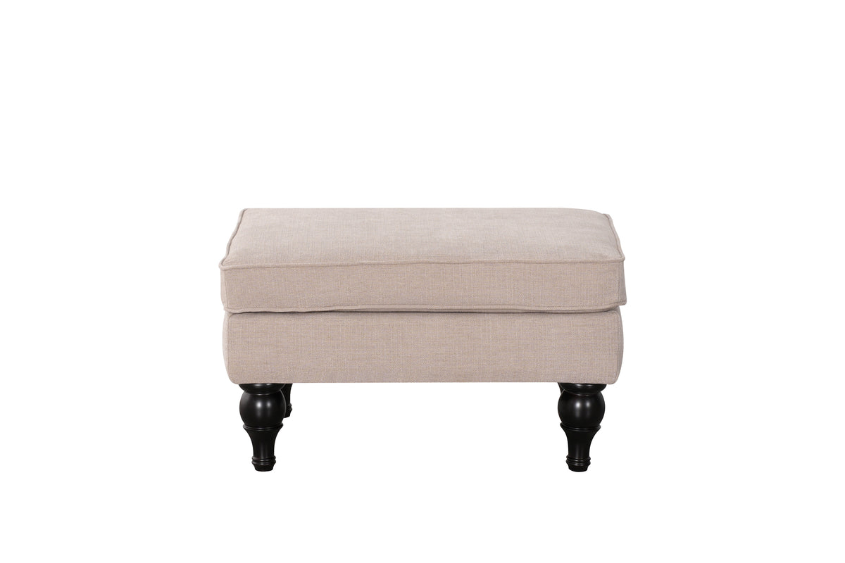 Saddle Beige Ottoman