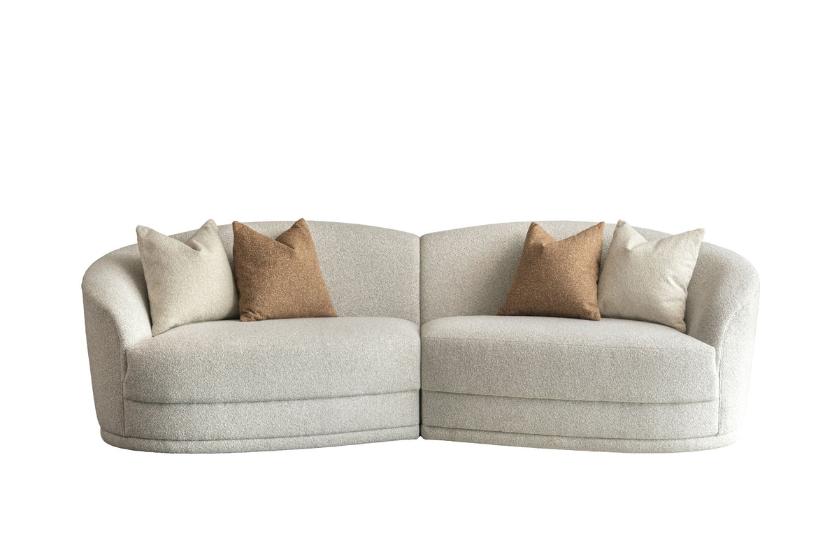 Blissful Seating Beige Right Arm Facing Chair W136 Sectionals| Roots Furniture