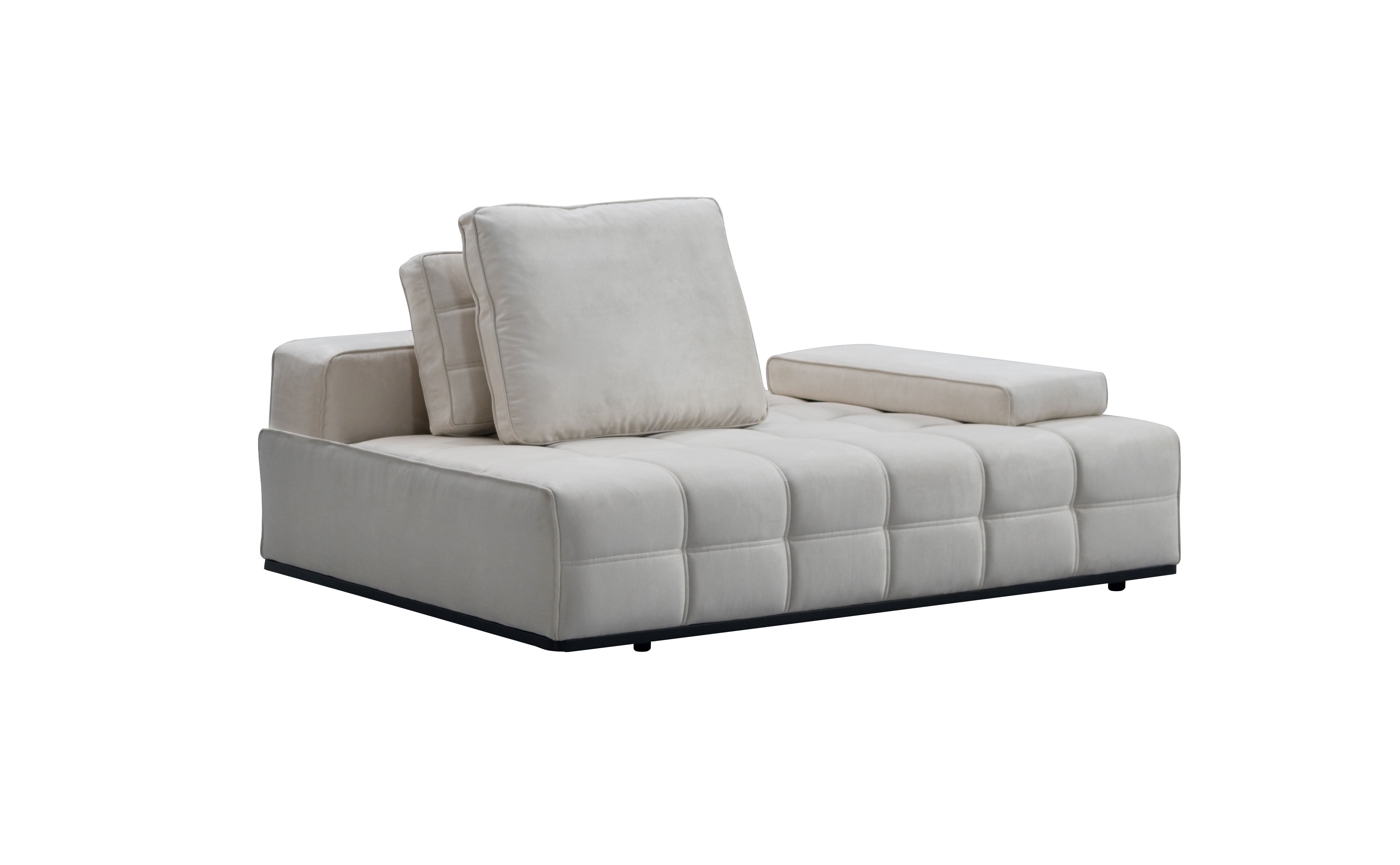 Cloud Comfort Cream Right Arm Facing Seater W169 Sectionals| Roots Furniture