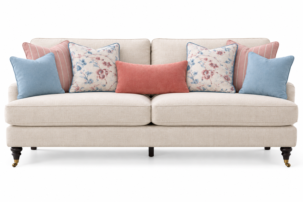 Country Rose Cottage by Noof Alaboudi Sofa 224CM