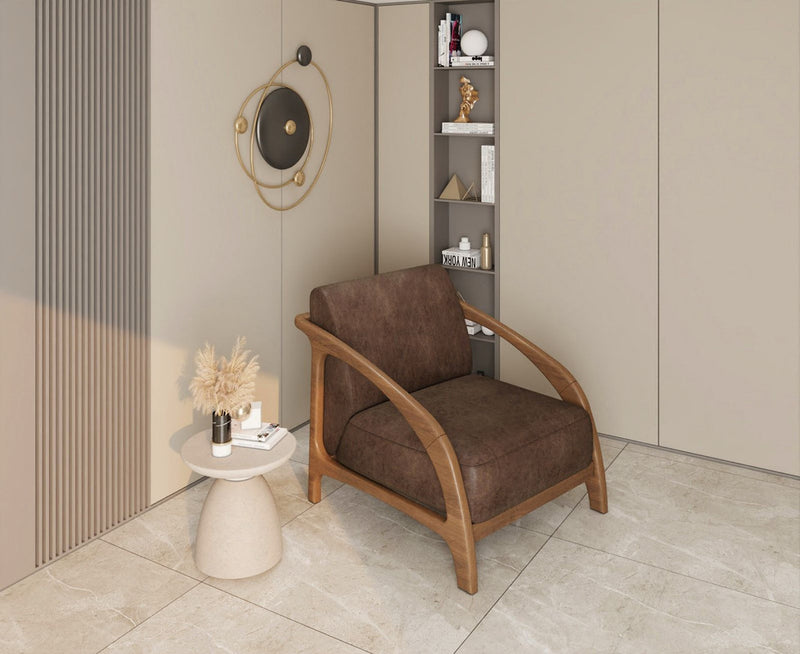 Wigaar Leather Chair by Alhome-a