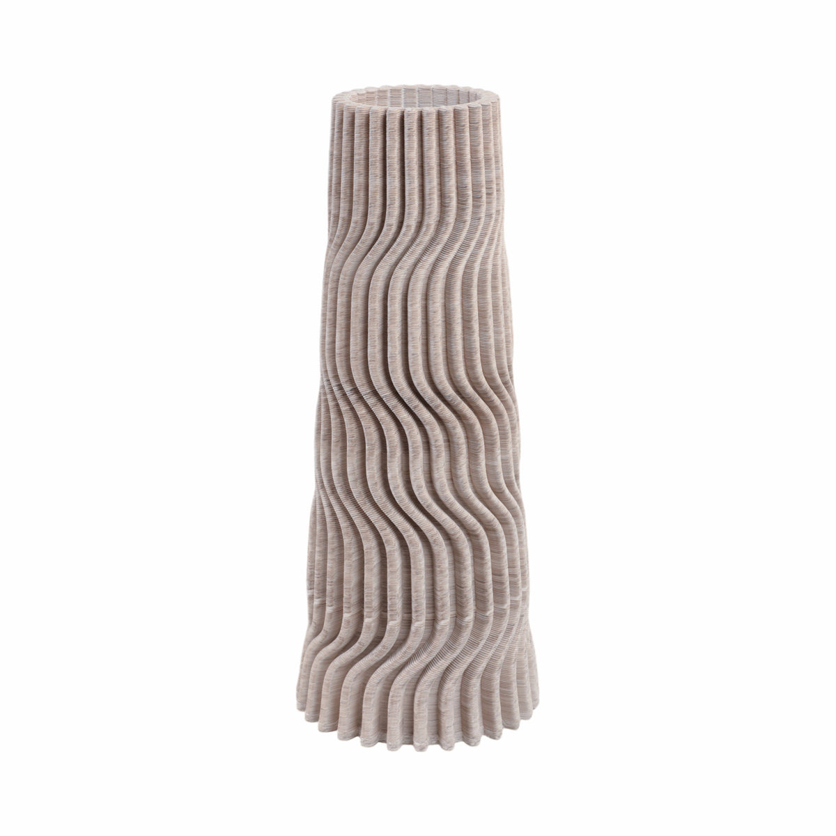 مزهرية بورسلين مطبوعة ثلاثية الأبعاد من شيلفين ، متعددة الألوان Shelvin 3d Printed Porcelain Vase, Multi