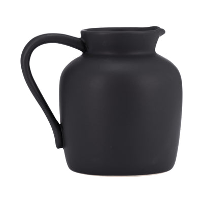 Cer, 5 Pitcher Vase, Black