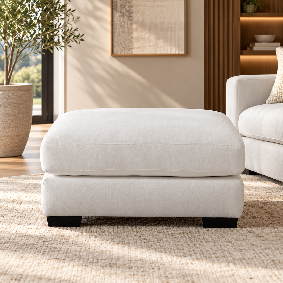 Scott Pearl Ottoman