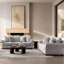 Dillon Grey Living Room Set ( Sofa + Loveseat)