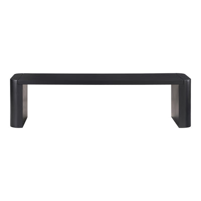 Post Dining Bench Small Black