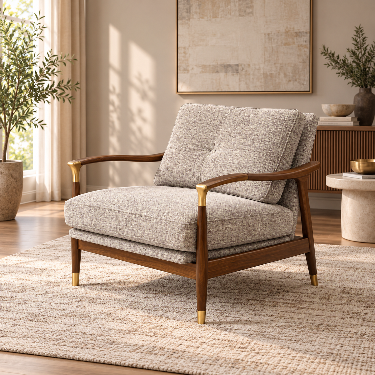 Terrona Accent Chair - Beige