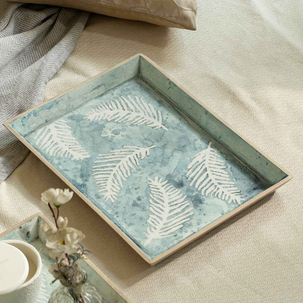 Aamay Wooden Tray - Large Tray| Roots Furniture