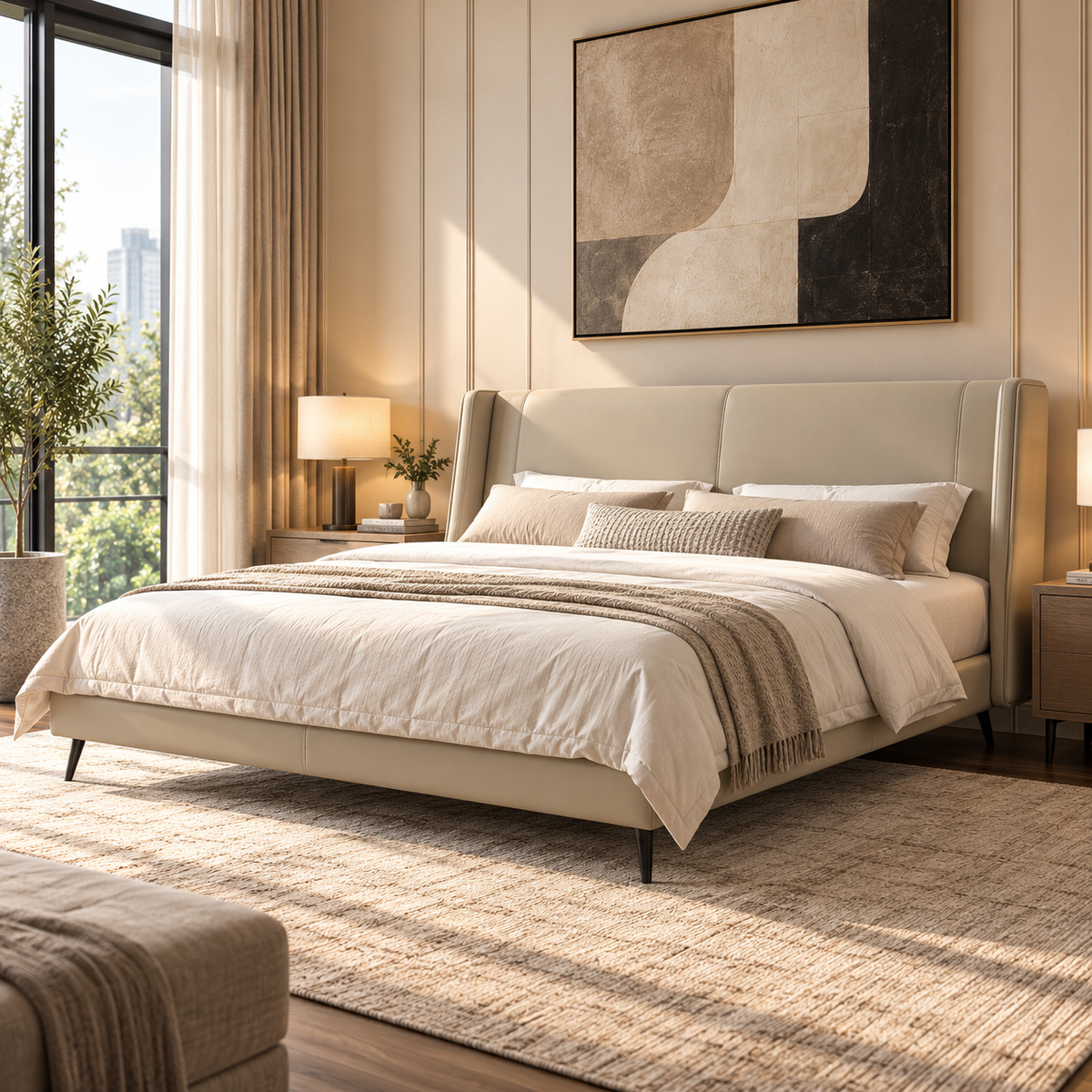 Blissful Boudoir Beige (King/Queen) - King