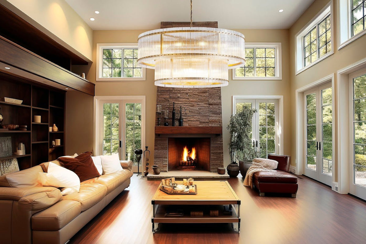 Abdul 2 Level 60" Dia Pendant Lamp chandeliers| Crestview