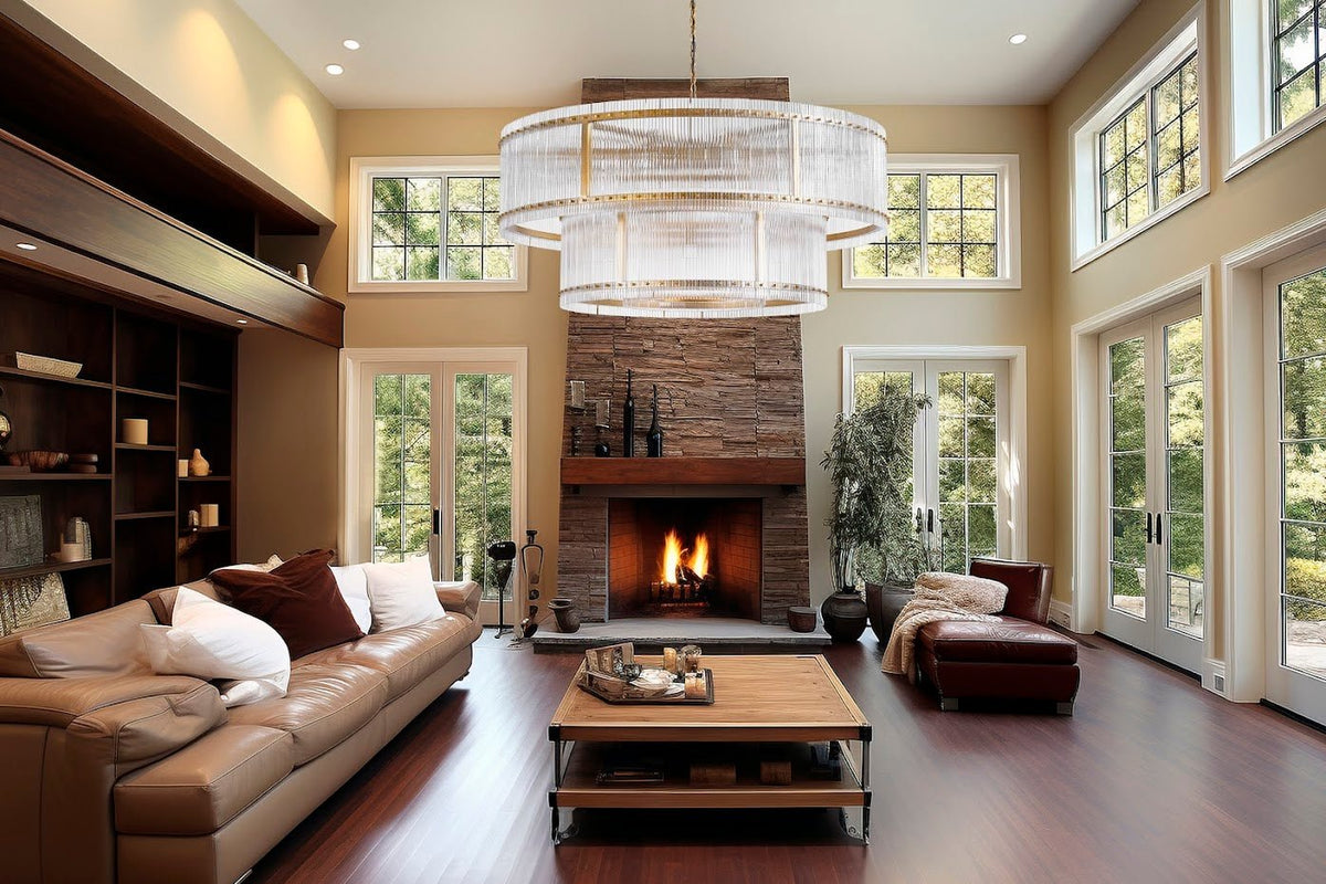 Abdul 2 Level 60" Dia Pendant Lamp chandeliers| Crestview
