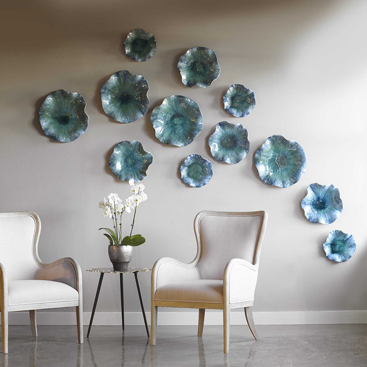 Abella Ceramic Wall Decor, S/3 Wall Decors| Uttermost