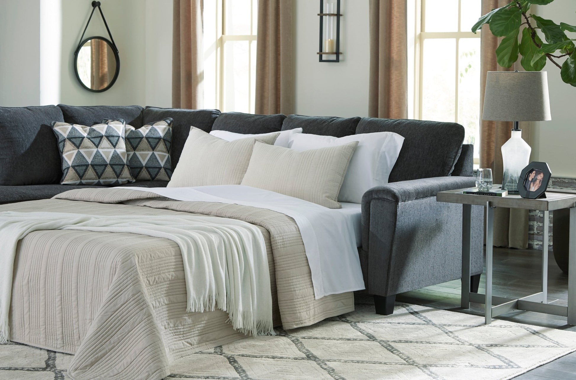 Abinger Right-Arm Facing Sofa Sleeper Sectionals| Ashley Homestore