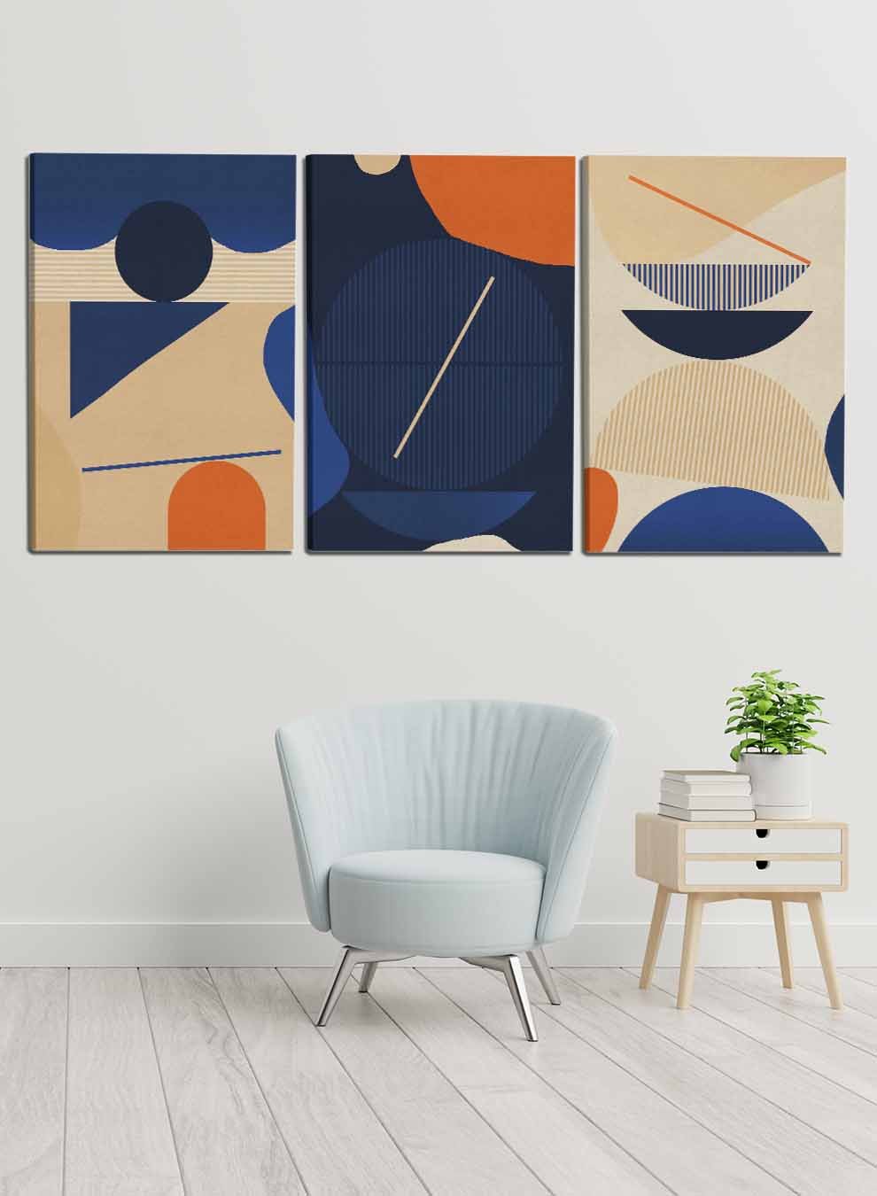 Abstract Artistic Contemporary Paintings(set of 3) Paintings & Pictures| LOWHA