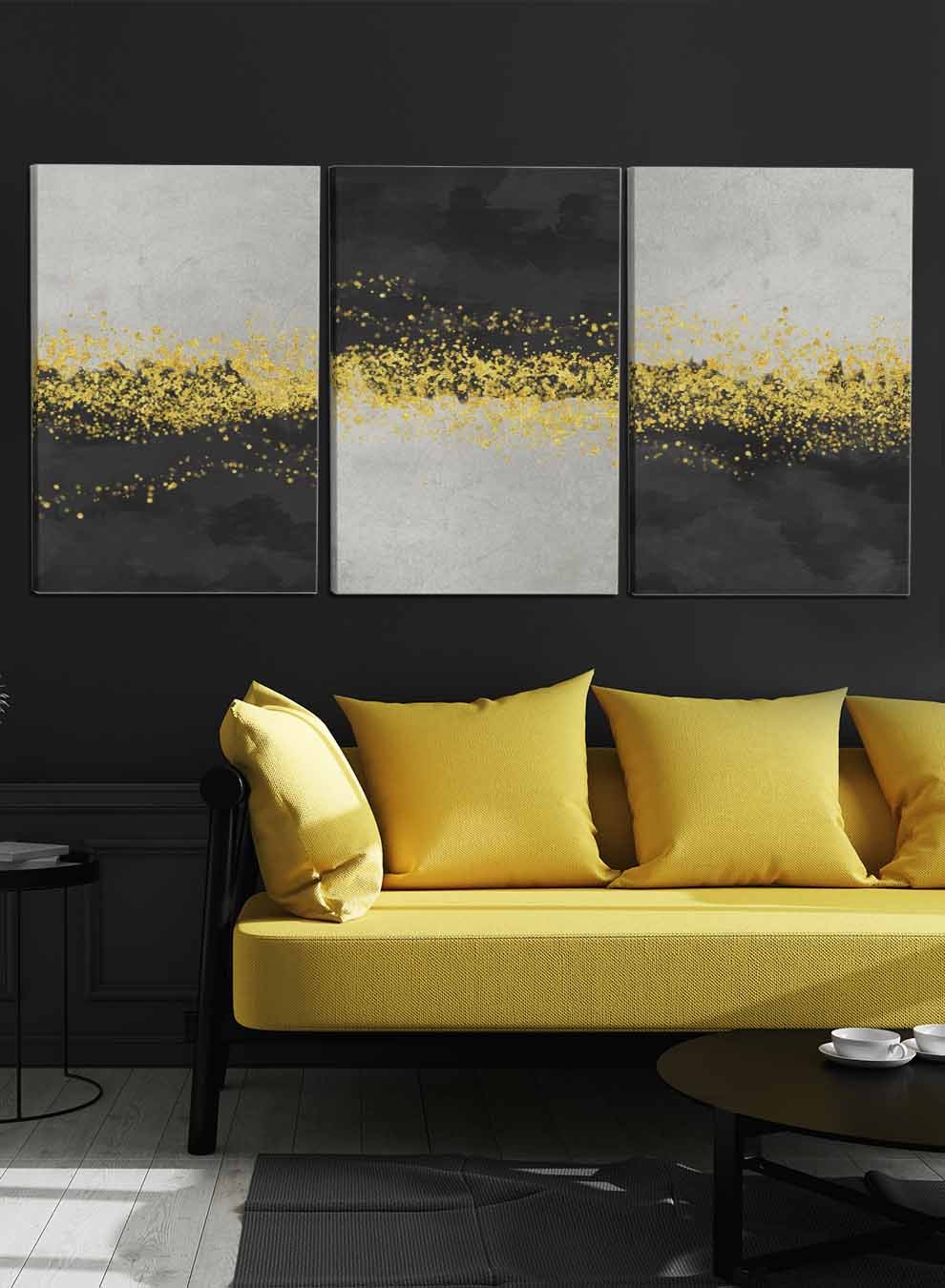 Abstract Background Paintings(set of 3) Paintings & Pictures| LOWHA