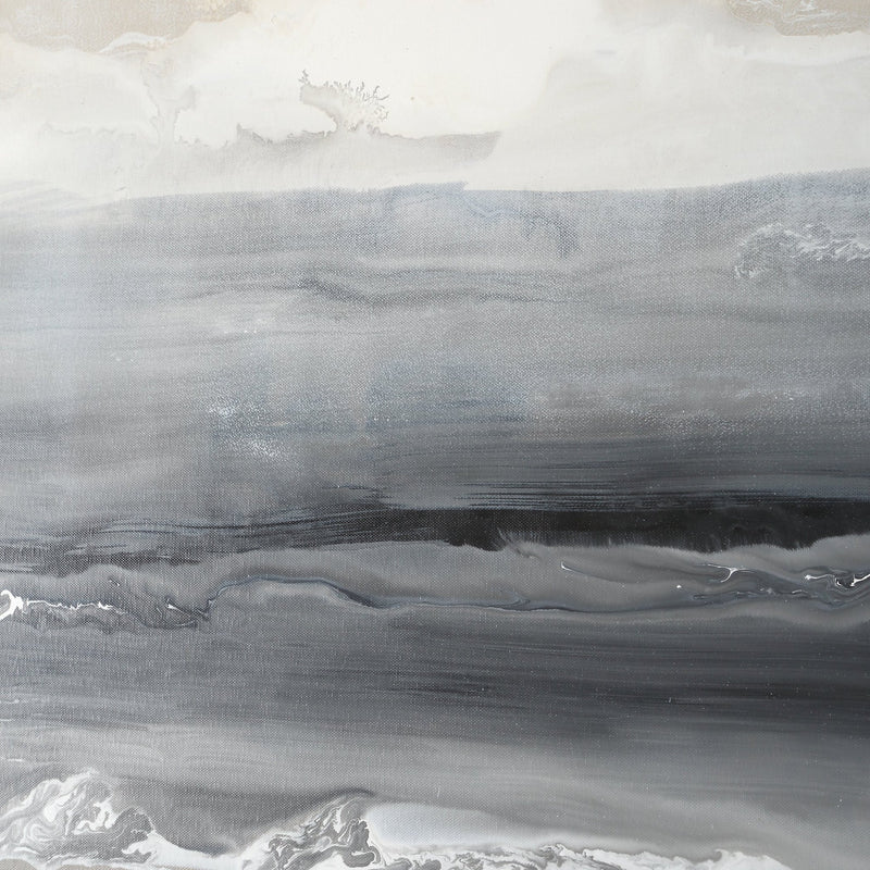 ABSTRACT BEACH Hand Painted Canvas - Al Rugaib Furniture